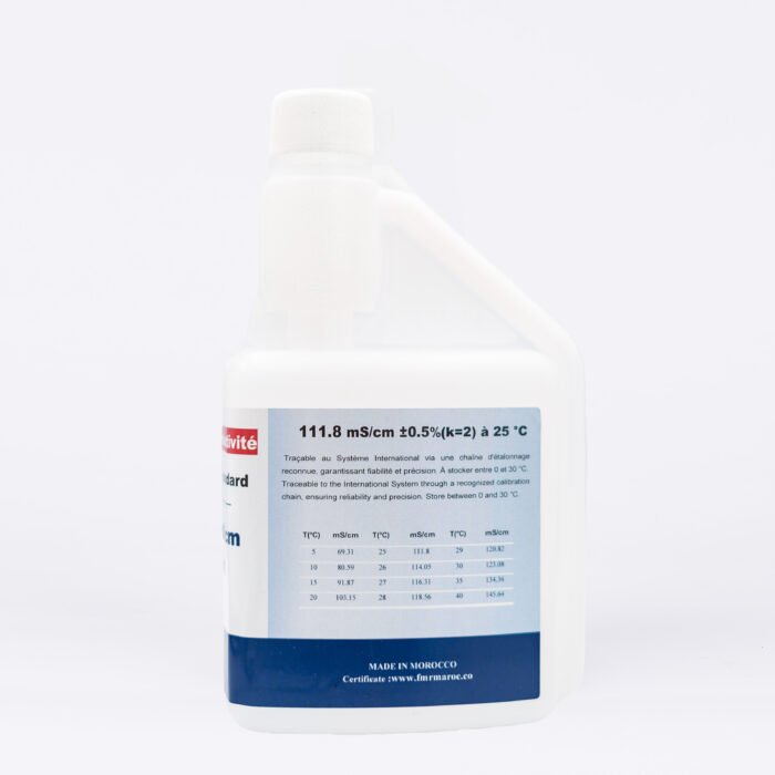 Solution étalon de conductivité 111.8 mS/cm – Image 3