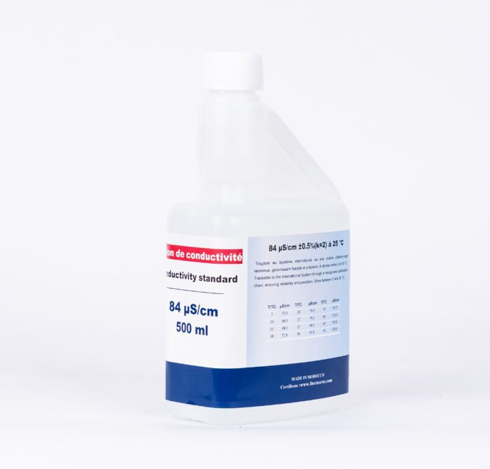 Solution étalon de conductivité 84  µS/cm – Image 2
